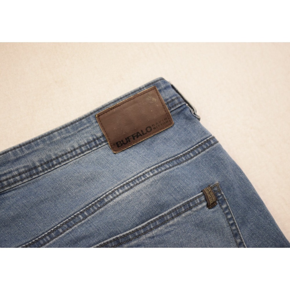 Buffalo David Bitton Axel Slim Stretch Denim Blue Jeans Mens Size 40 x 34